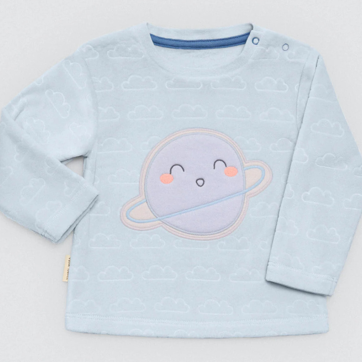 Set t-shirt e leggings blu Cosmos per bambini