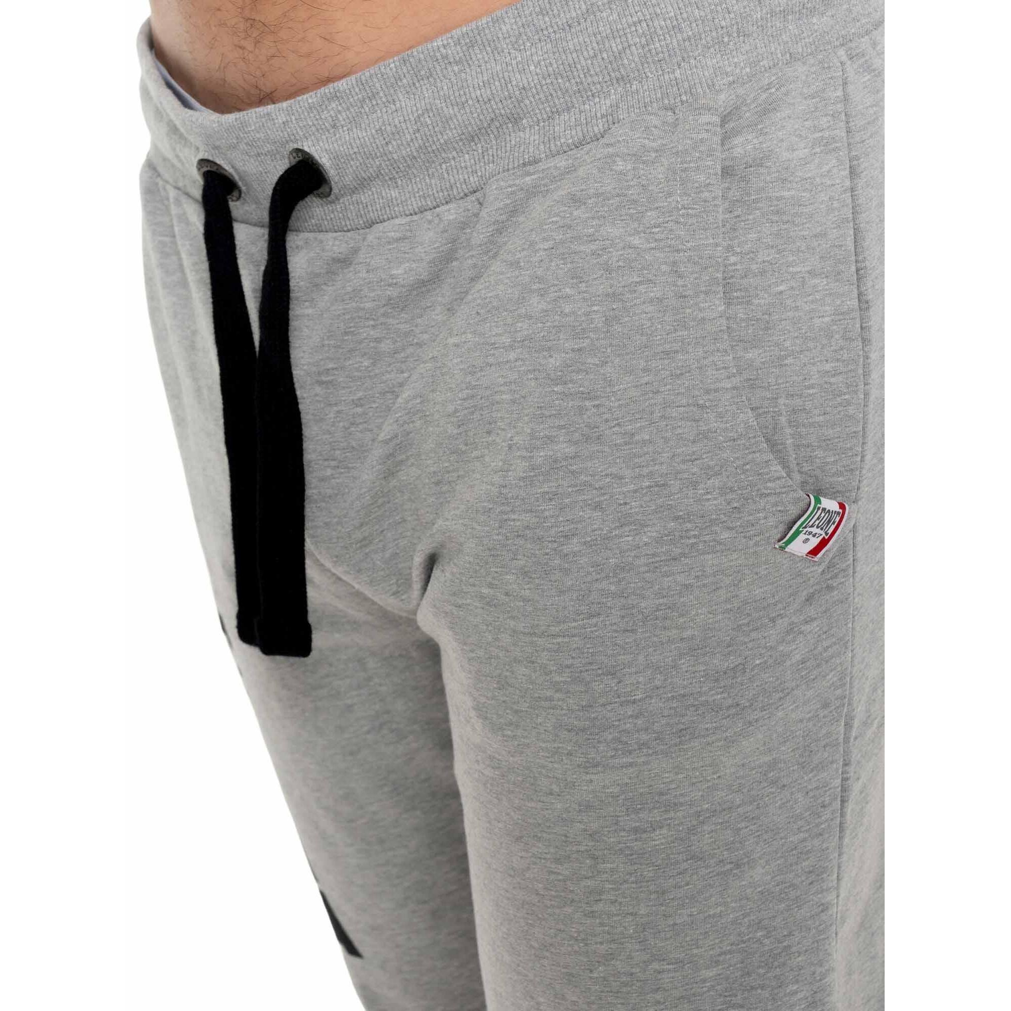 Pantalón de deporte de invierno para hombre con puño y gran logo "Basic"