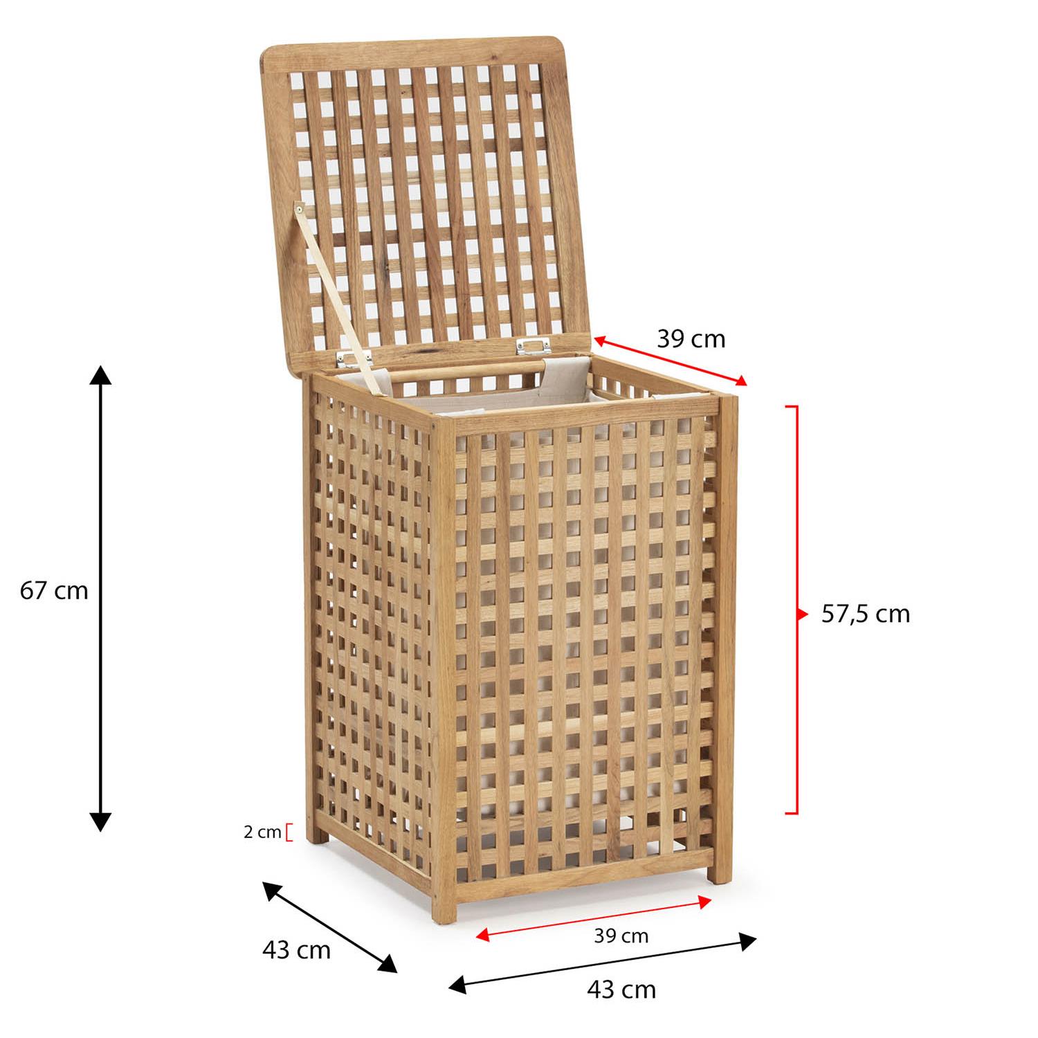 Cesto ropa kota natural 46 cm