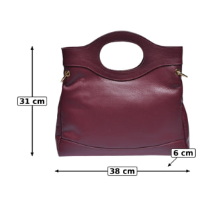 Borsa a mano Anna Luchini Bordeaux