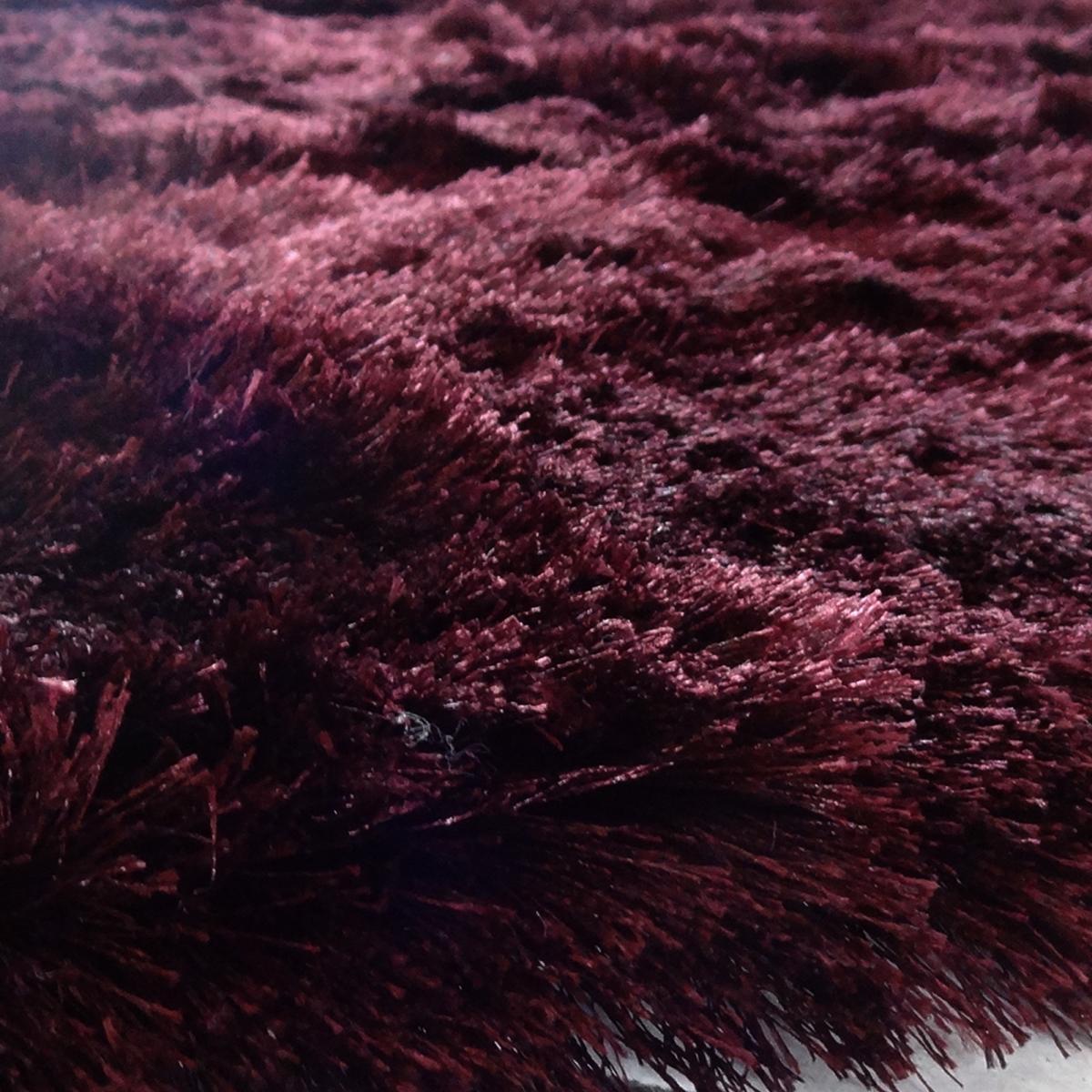 Tapis fait main Shaggy longues mèches Moodil, 45 mm