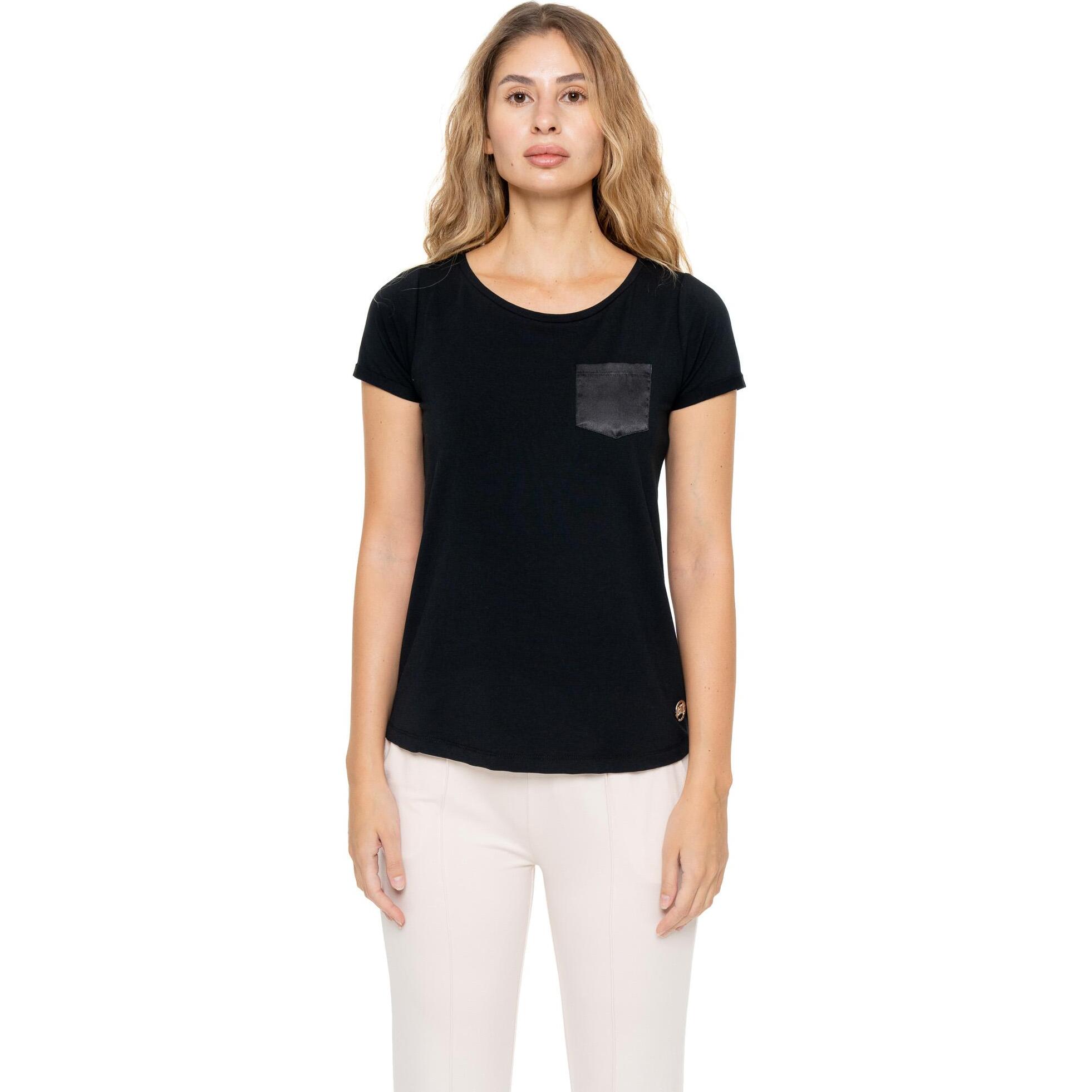 Camiseta elegante de manga corta para mujer