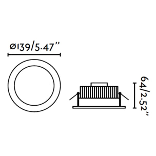 DOT EMP. BLANCO LED 24W 5000K