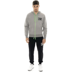 Tuta da uomo in cotone non garzato con cappuccio Leone Boxing legend