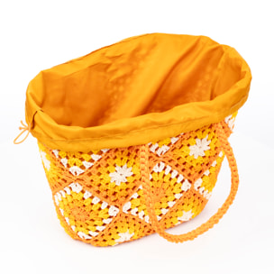 Zenson bolso de hombro mujer. Fabricado en algodón.