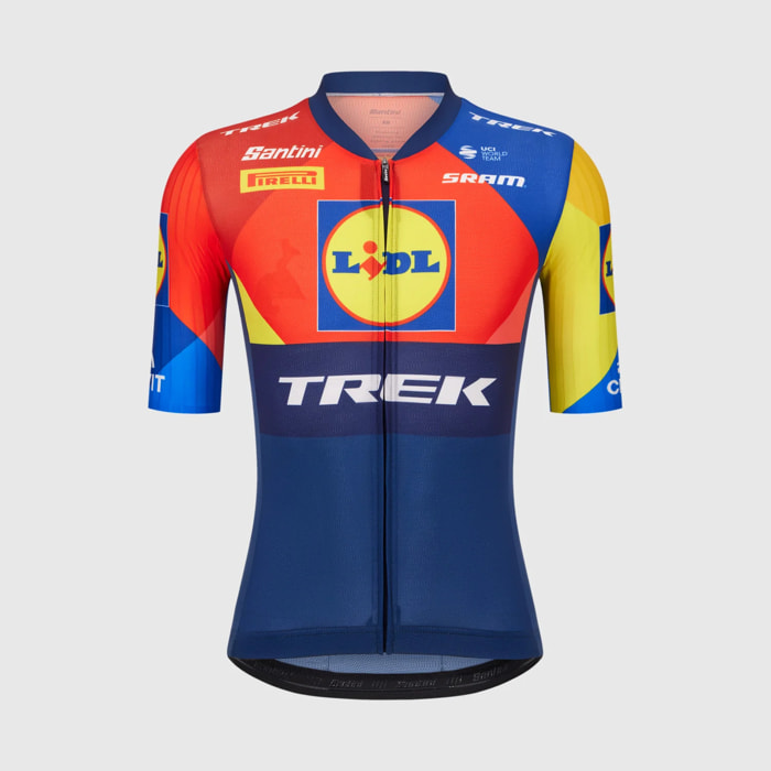 Lidl-trek Team Original Men's Short Sleeve Jersey - Print - Nessun Colore