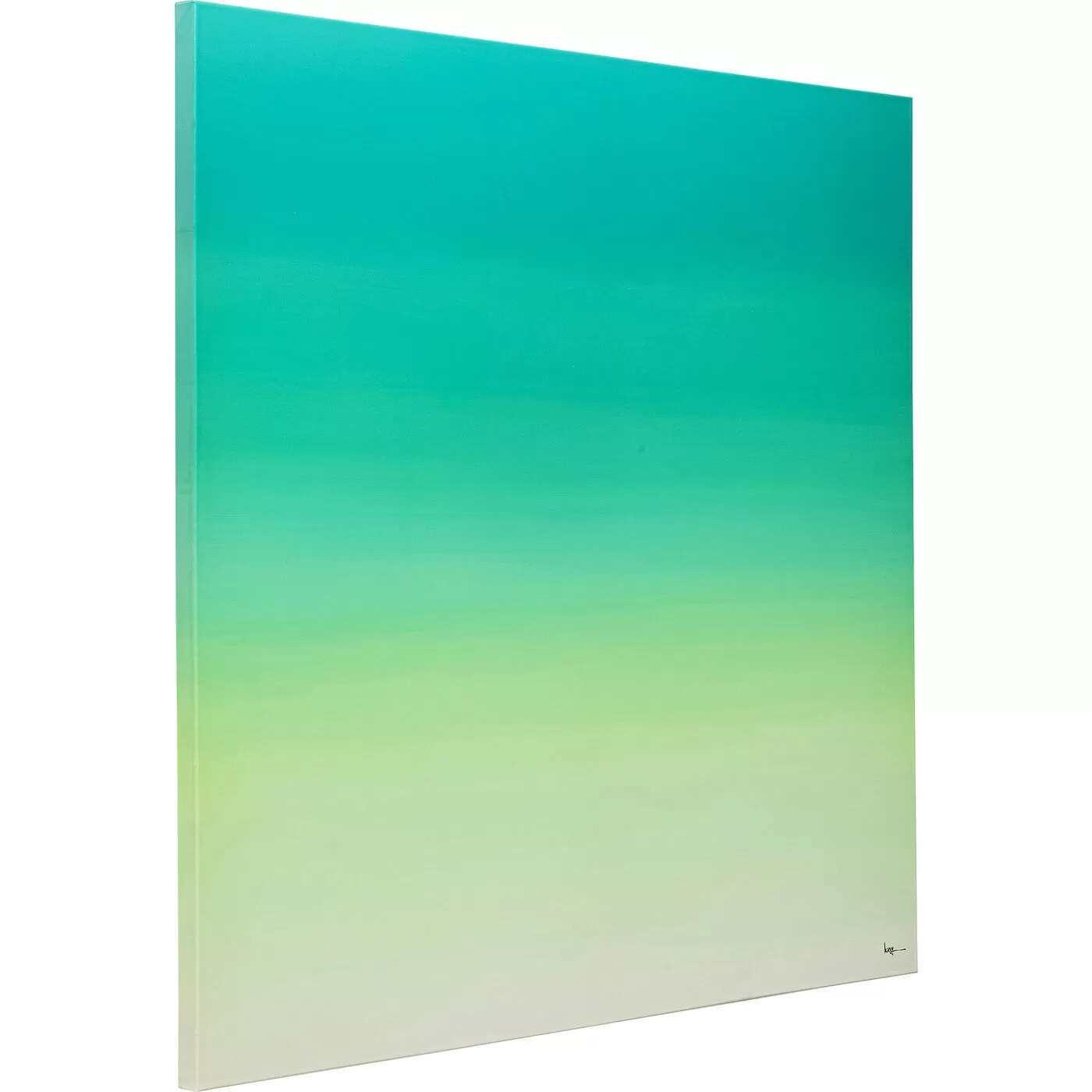 Tableau Tendency 120x120cm vert Kare Design