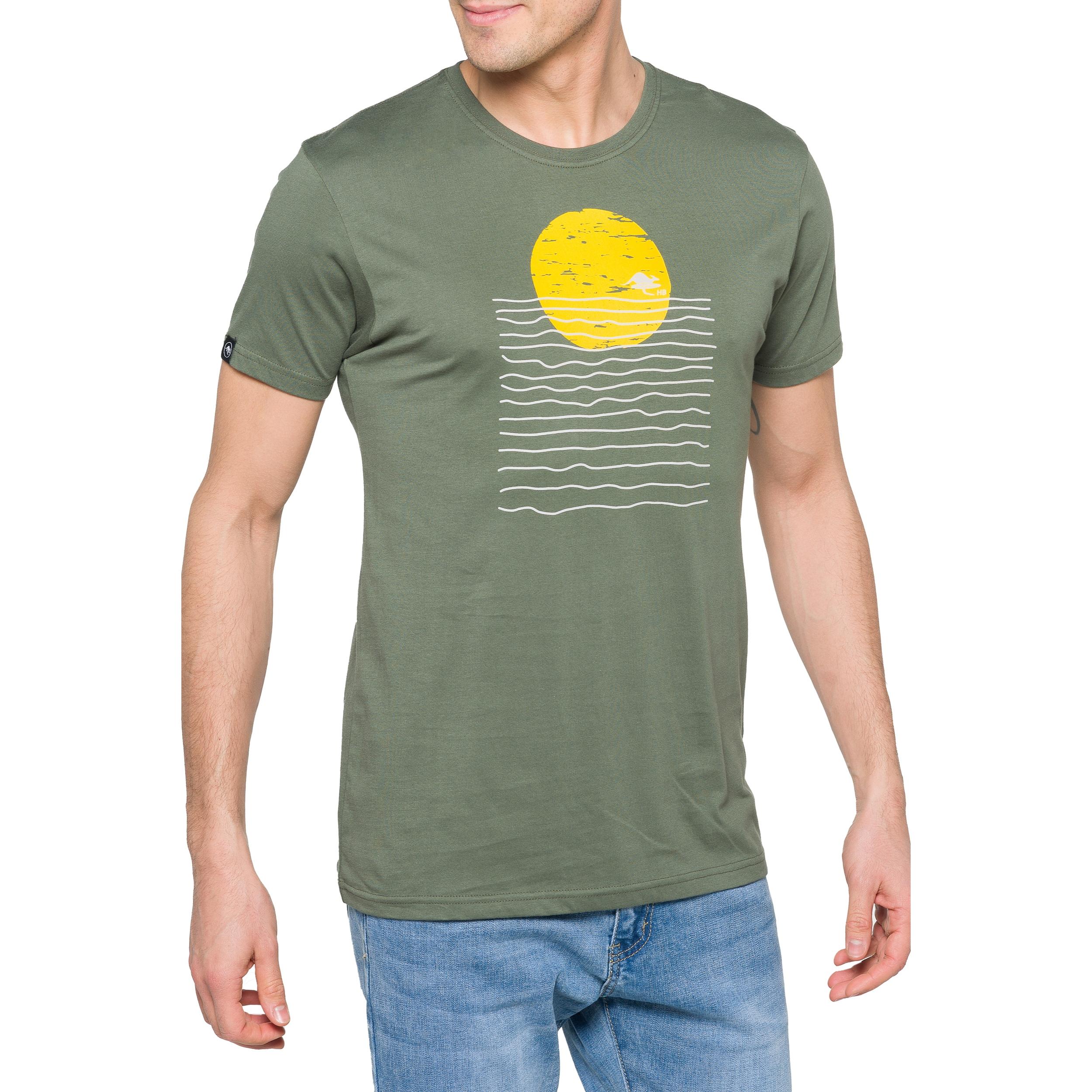 Camiseta de algodón 150 gr Hot Buttered Heatwave Color Verde Militar