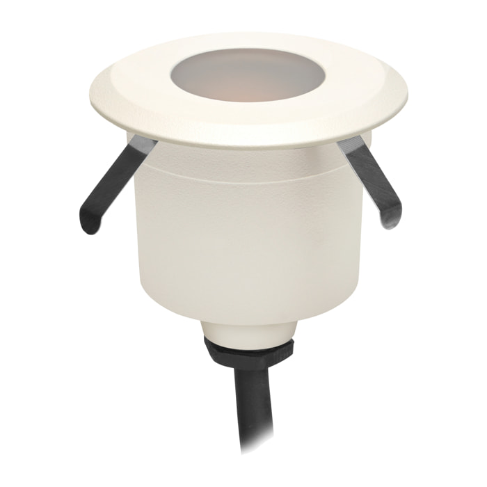 Forlight - Empotrable de suelo Senya 59mm Aluminio, Policarbonato Blanco, Matizado