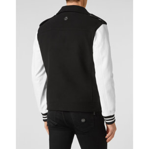 PHILIPP PLEIN Giacca biker in pelle