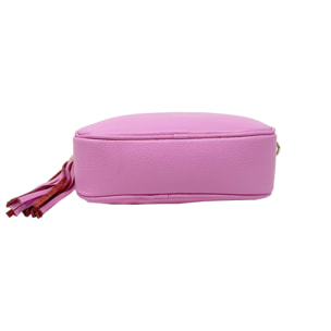 Chicca Borse - Tracollina Clutch Donna in Vera Pelle - Colore Rosa