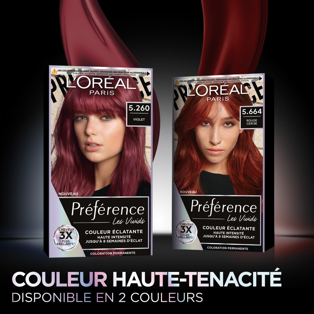 L'Oréal Paris Préférence Couleur Éclatante 5.664 Rouge Cerise