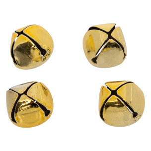 Bocal accessoires déco 24 grelots doré