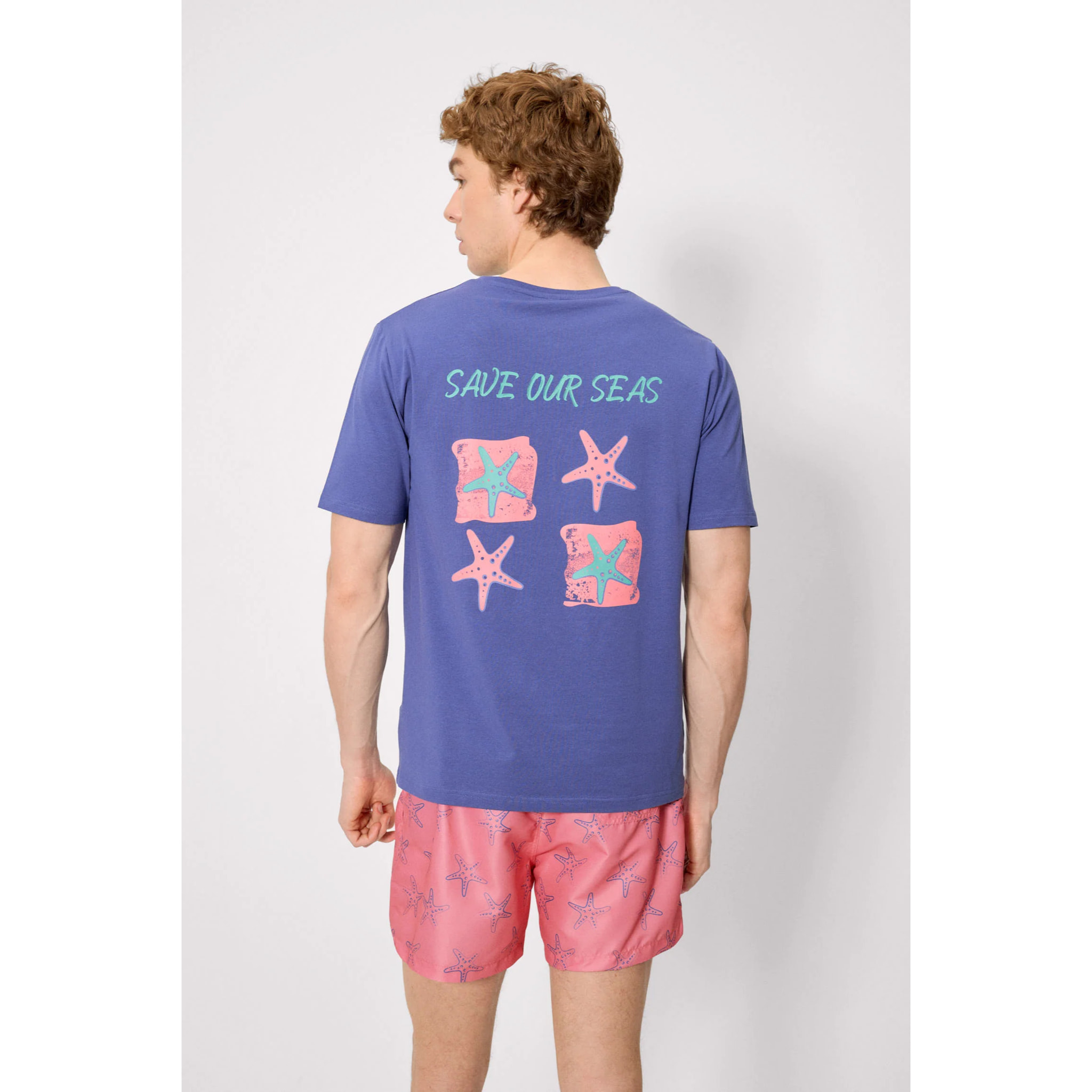 T-shirt a maniche corte Blu
