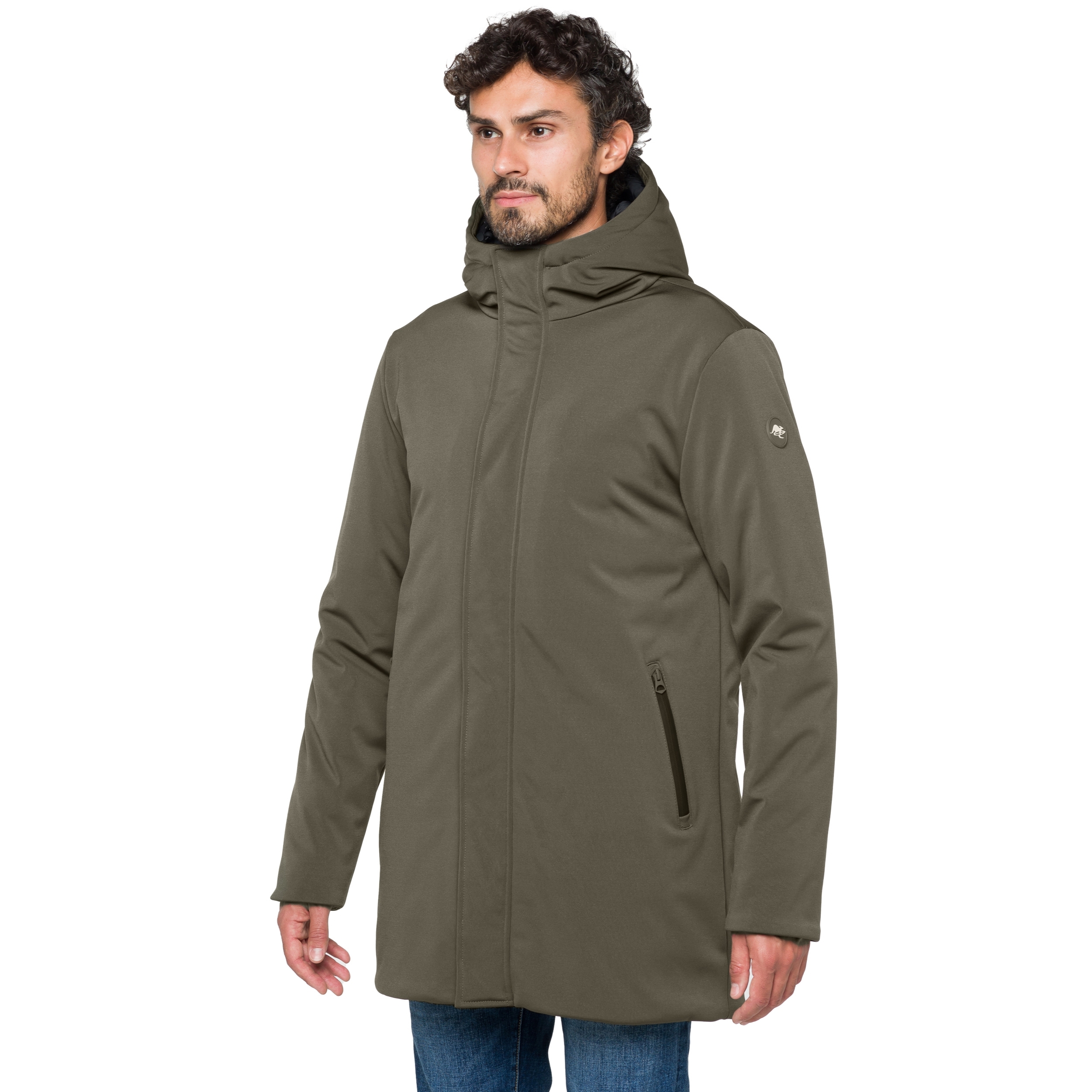 Chaqueta Hot Buttered térmica impermeable Khangar verde militar