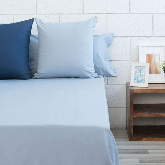 Sábana algodón percal en algodón Best 2 color azul 100% Algodón percal