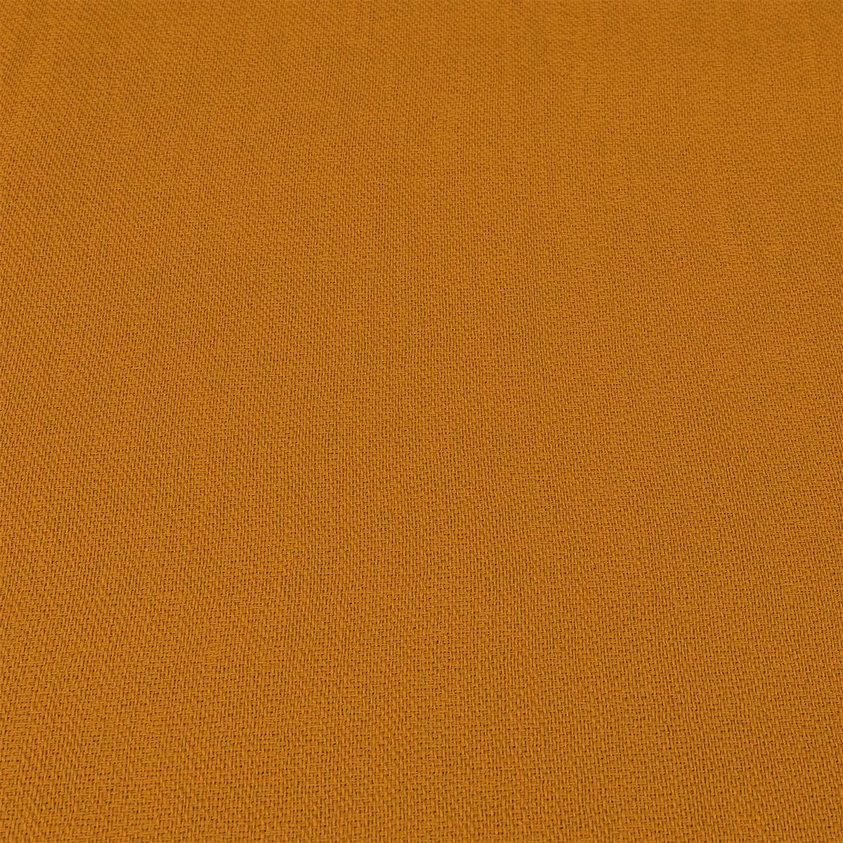 Serviette pur coton motif jacquard jaune orange Bastide ocre