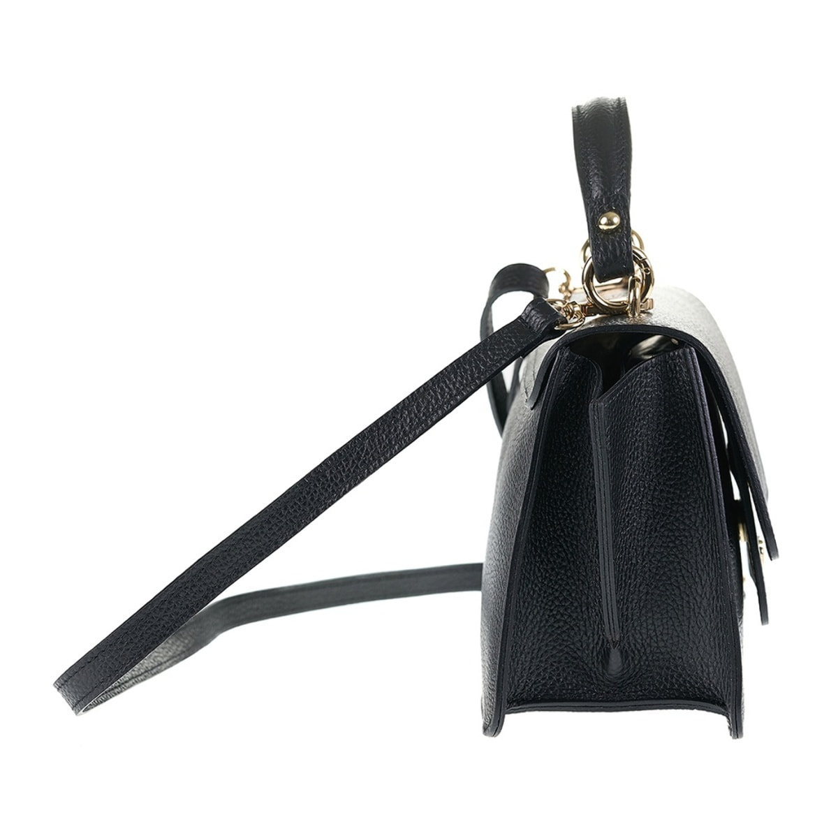 Borsa a mano da donna Made in Italy - Modello Elora Nova - 100% pelle - 23.5 x 15.0 x 10.0 cm