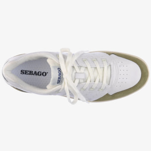 Sneakers Sebago Uomo Donna Bianco HURRICANE
