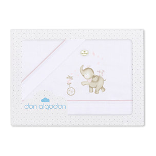 Sábanas Cuna y Kit  Peine con Cepillo de Don Algodón Music And Friends