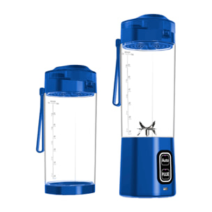 Batidora portátil HD-11 de 700 ml con potente motor de 360W, con batería recargable de 6000mAh.