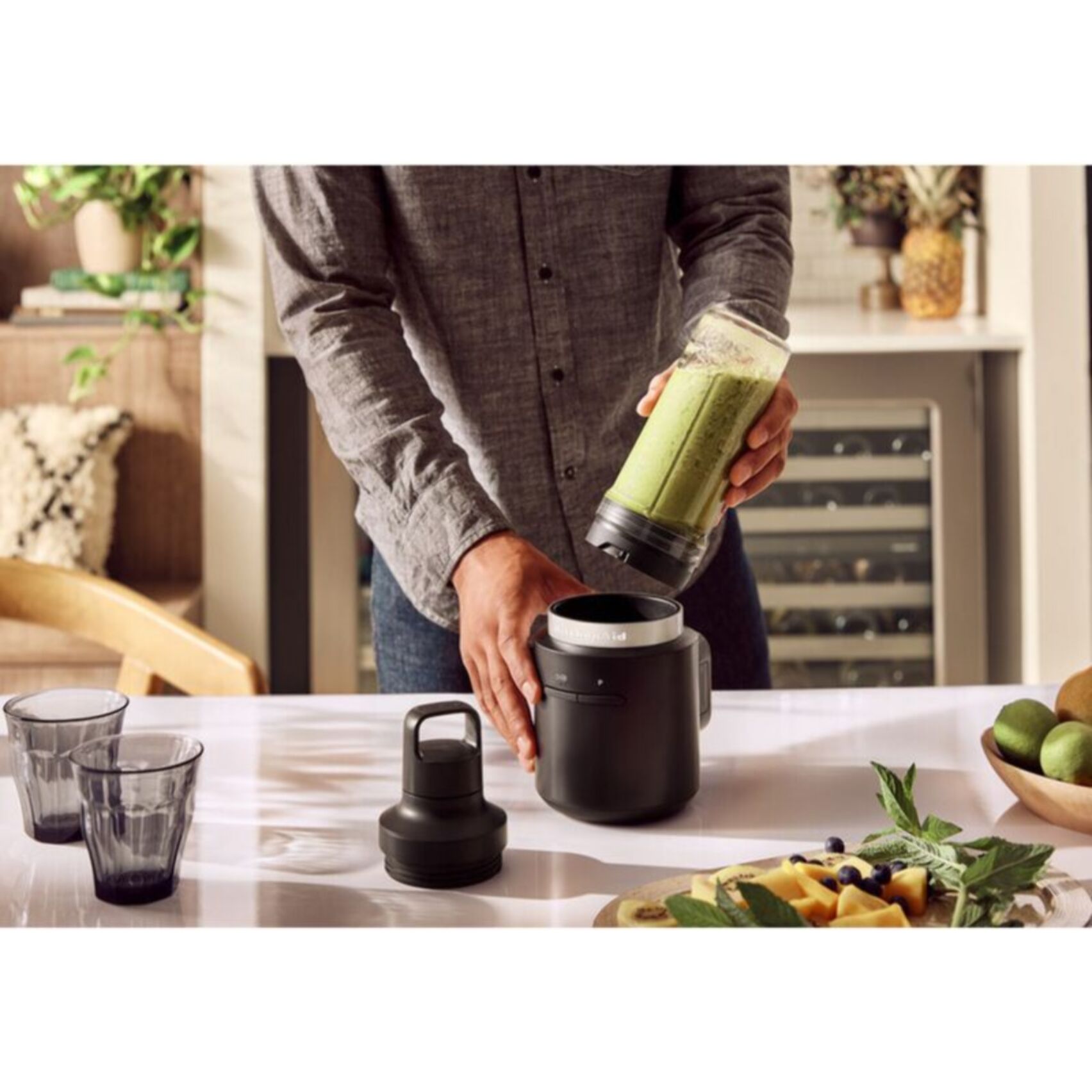 Blender KITCHENAID GO sans fil avec batterie 5KSBR256BM