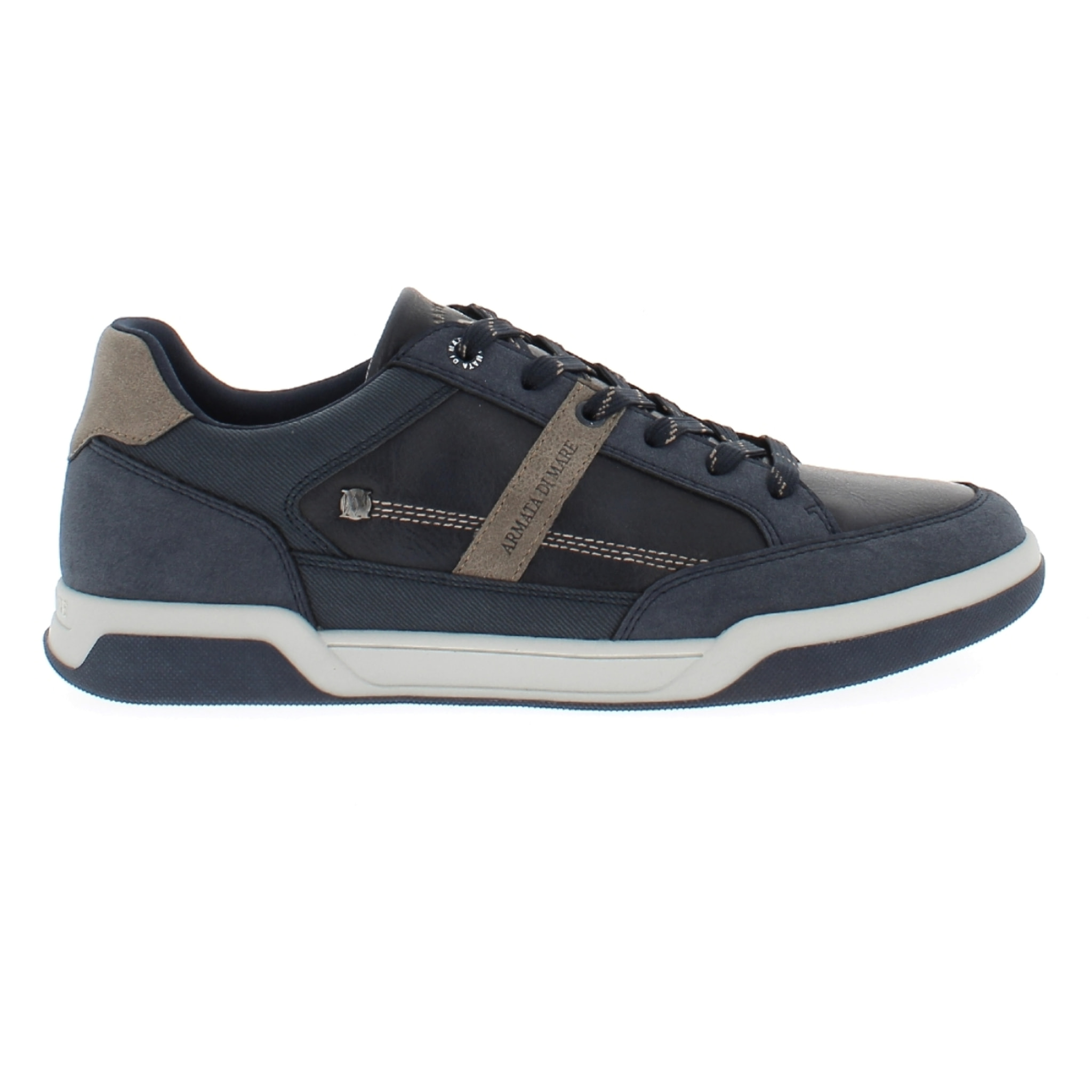 Armata di Mare Scarpe Uomo Sneakers Basse Stringate con Soletta Rimovibile in Memory Foam AMU W24M618 Navy