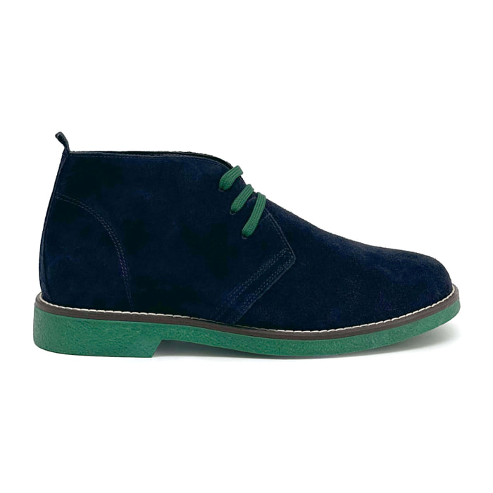 Botin para Hombre - Duca di Morrone Juri Suede Dark Blue