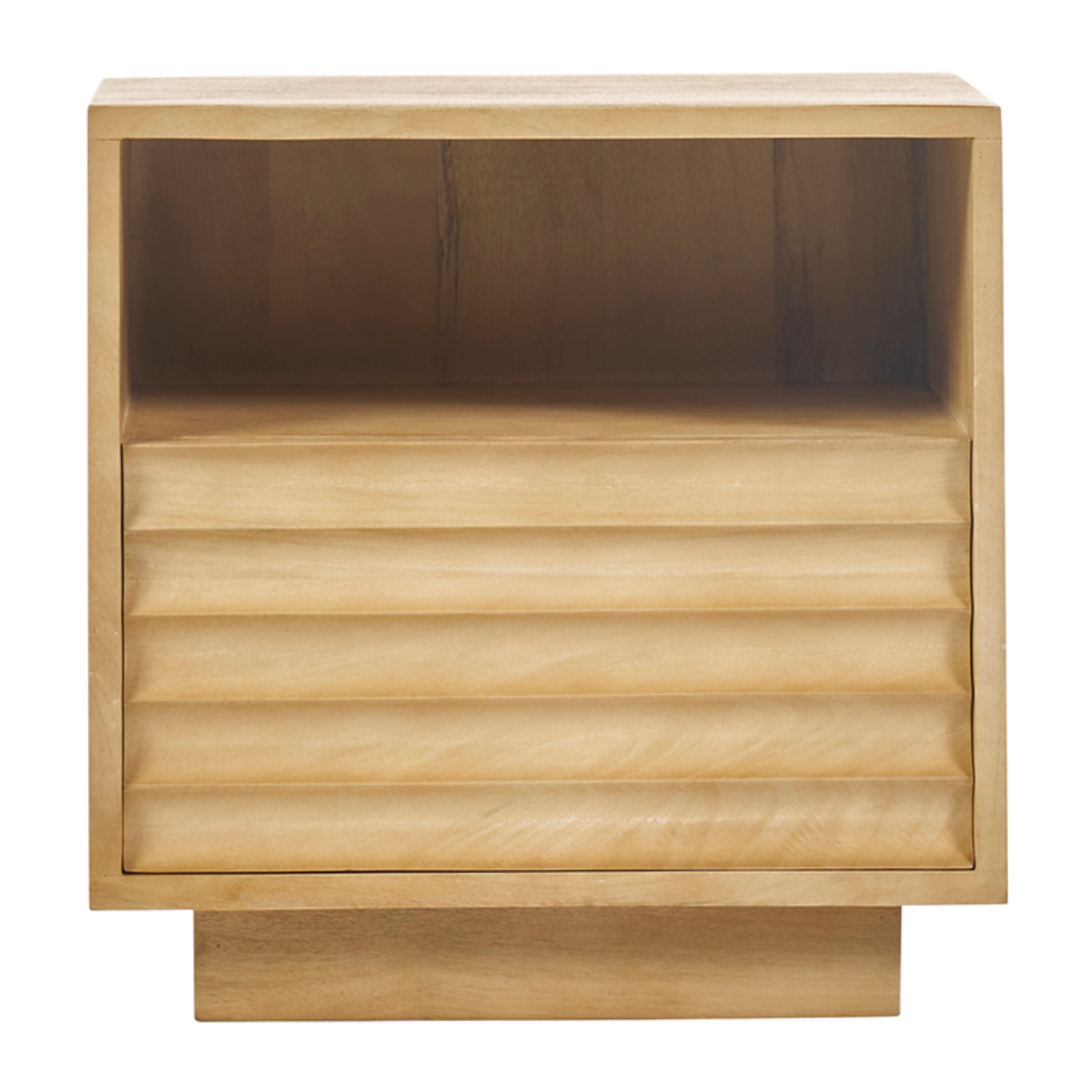 Table de chevet avec tiroir en bois manguier massif MATCHA