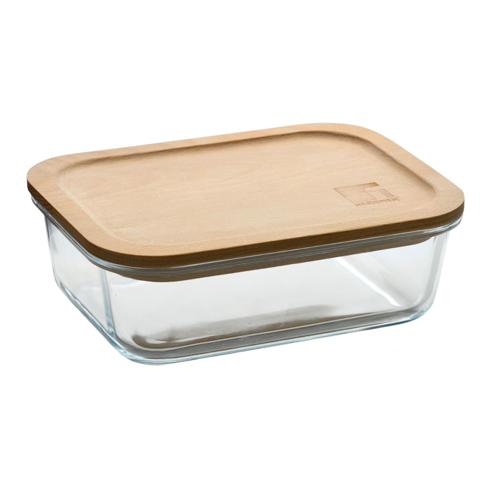 Bergner NATURALLY Hermético de 1L en vidrio de borosilicato