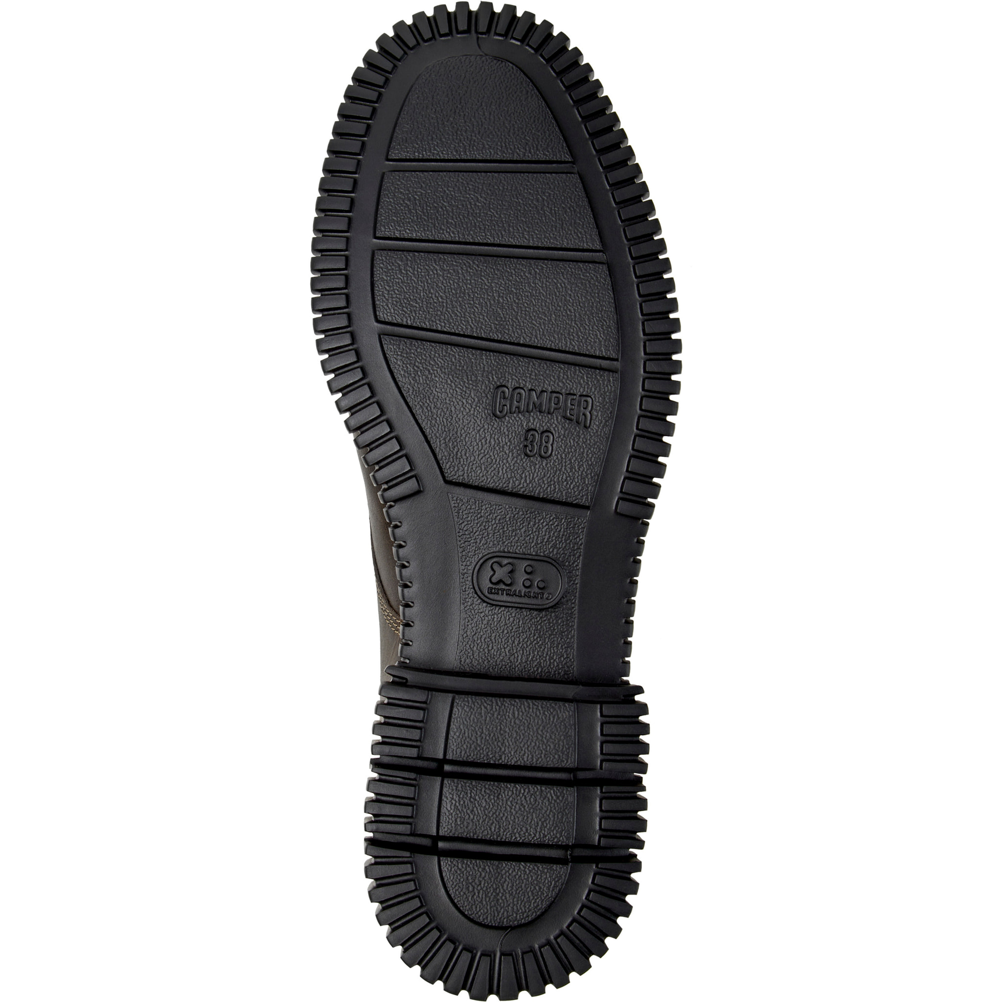 Zapatos de cordones - CAMPER Pix - Beige - Piel nobuk