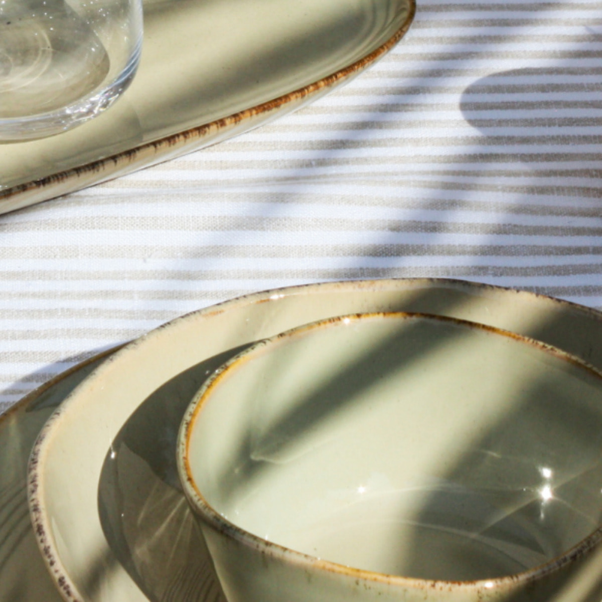 Lot de 6 assiettes creuses, DUNE