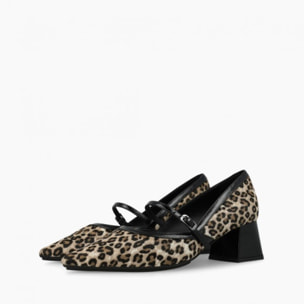ZAPATOS DE SALÓN ANIMAL PRINT CHIRUN-XI