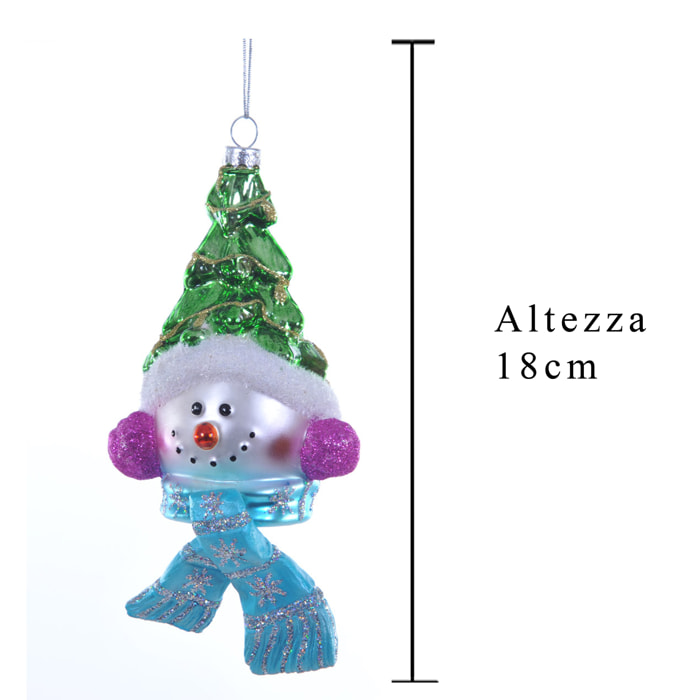 Pupazzo Neve - Pezzi 6 - Colore Multicolore - 5x18Hx5cm - Bianchi Dino