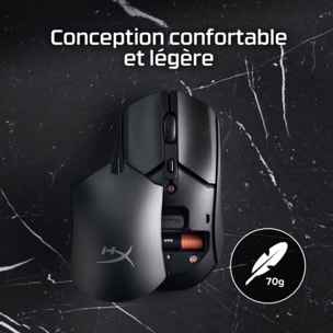 Souris Gamer Sans Fil HYPERX Pulsefire Haste 2 Core Noire