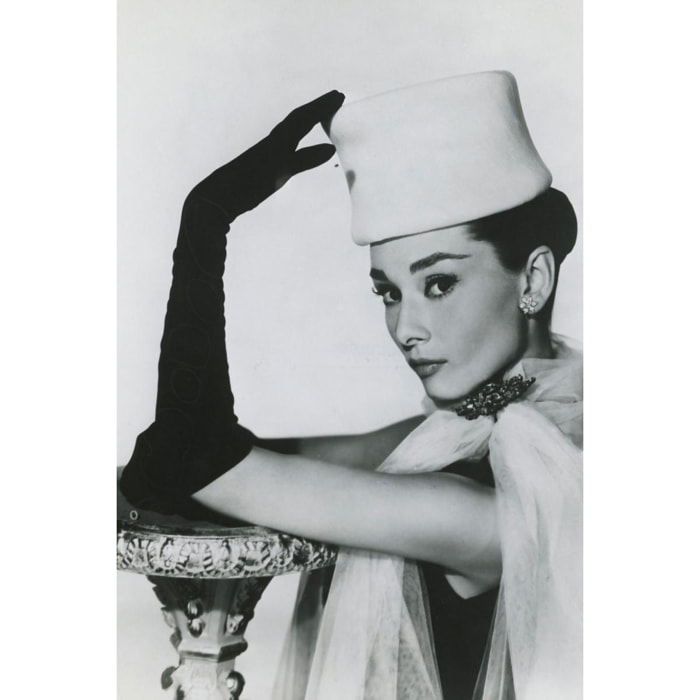 Tableau connu Audrey Hepburn Toile imprimée