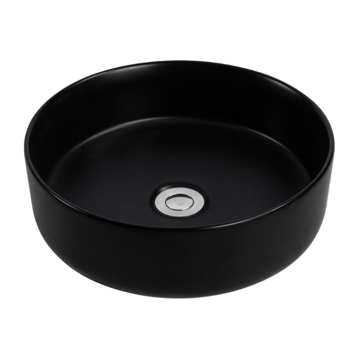 PixL 36 x 12,5 cm vasque à poser Infinitio, sans trop-plein, noir (CEPX3636BKM)