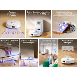 Robot Aspirateur Laveur NARWAL Freo S