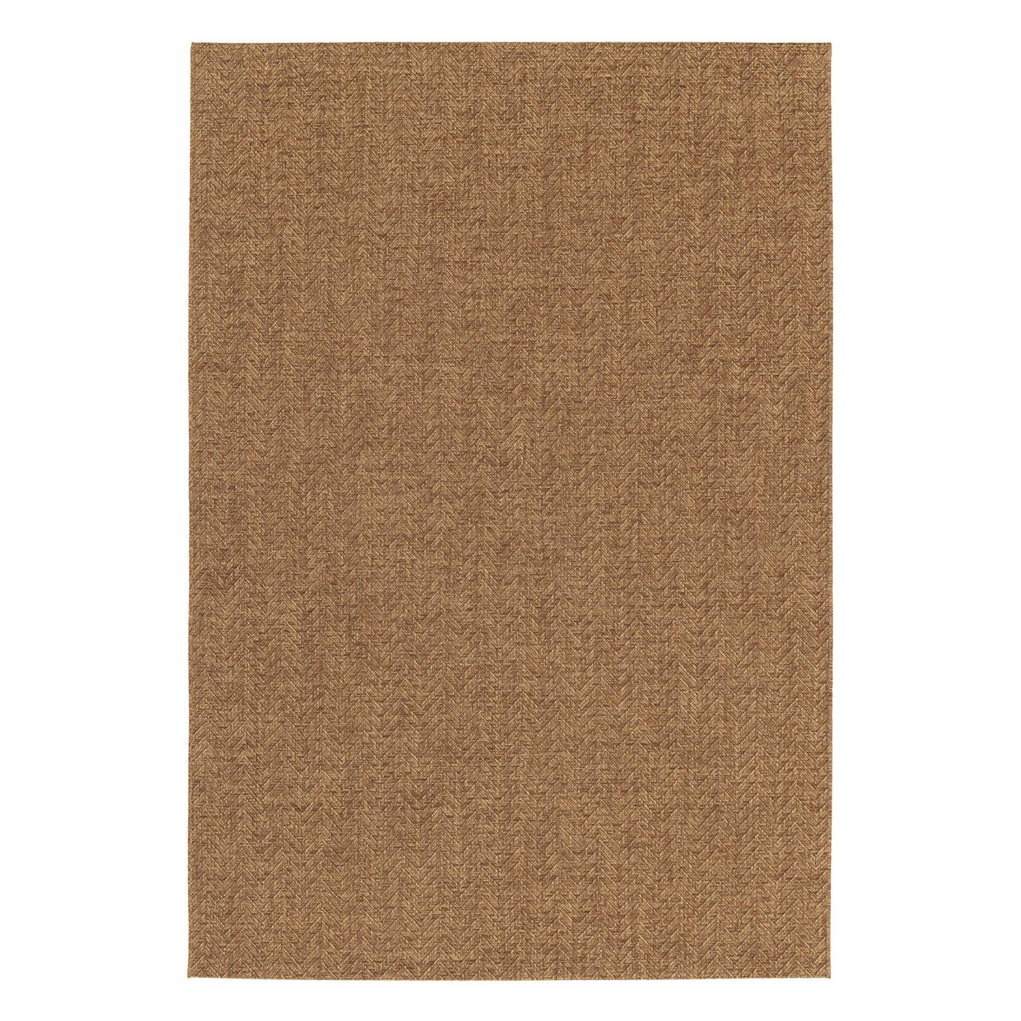 Tapis intérieur/extérieur effet jute coloris caramel OLIVER