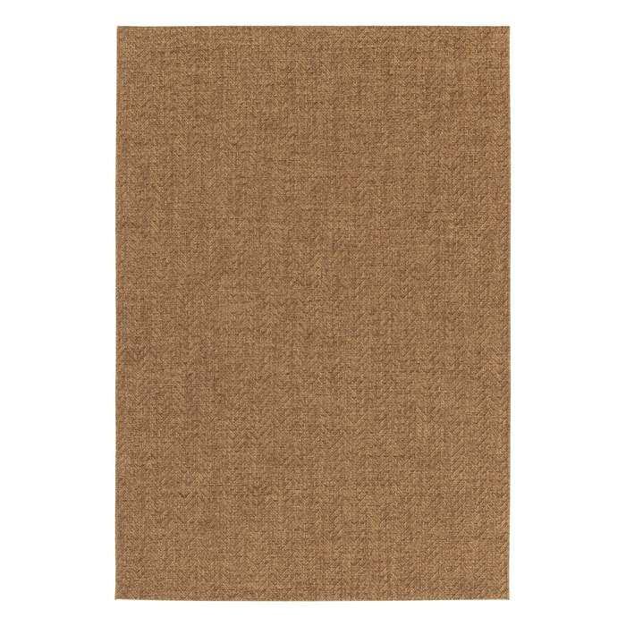 Tapis intérieur/extérieur effet jute coloris caramel OLIVER
