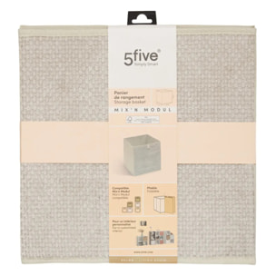Boîte Mix'N Modul carré pliable 31x31cm beige