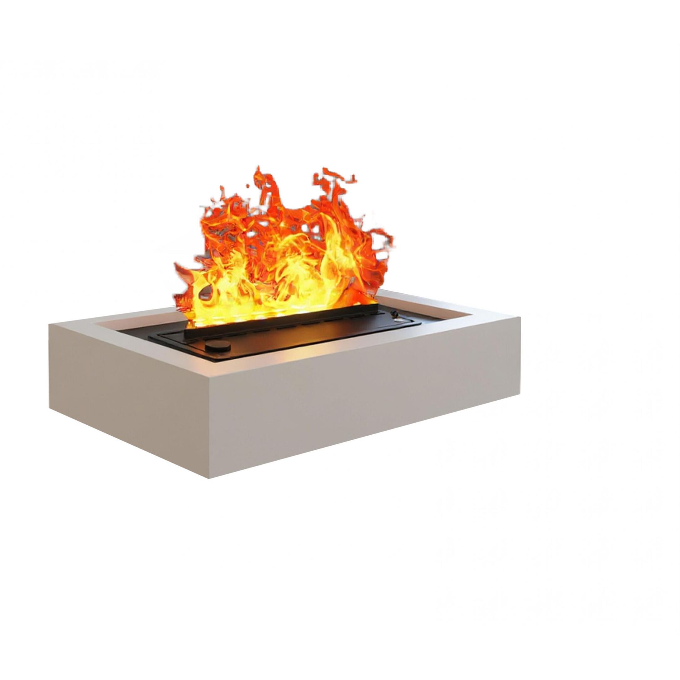 Cheminée de table décorative avec flamme simulée