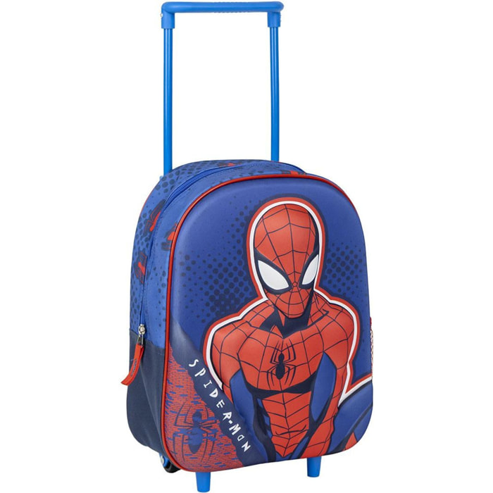 Mochila Infantil Trolley 3D Spiderman