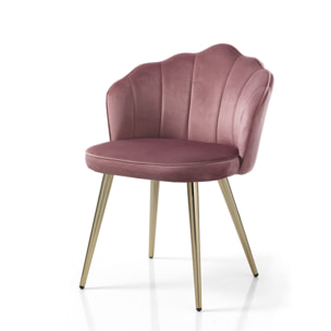 ORESTELUCHETTA set 4 sedie LINNY PINK