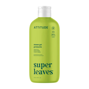 Super leaves Gel de ducha calmante Pear & Amber 473 ml