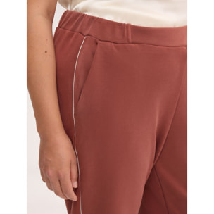 Fiorella Rubino - Pantaloni casual in felpa - Marrone