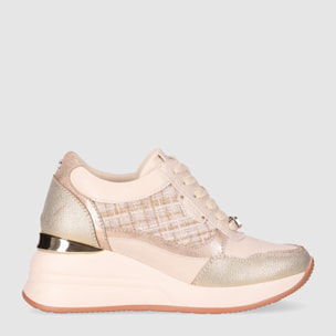 Deportivos - Beig - Tacón: 6 cm