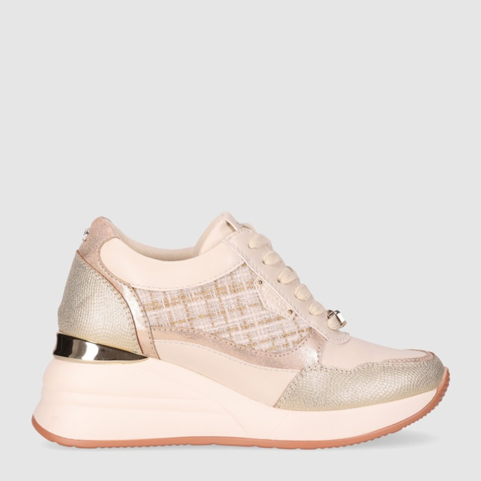 Deportivos - Beig - Tacón: 6 cm