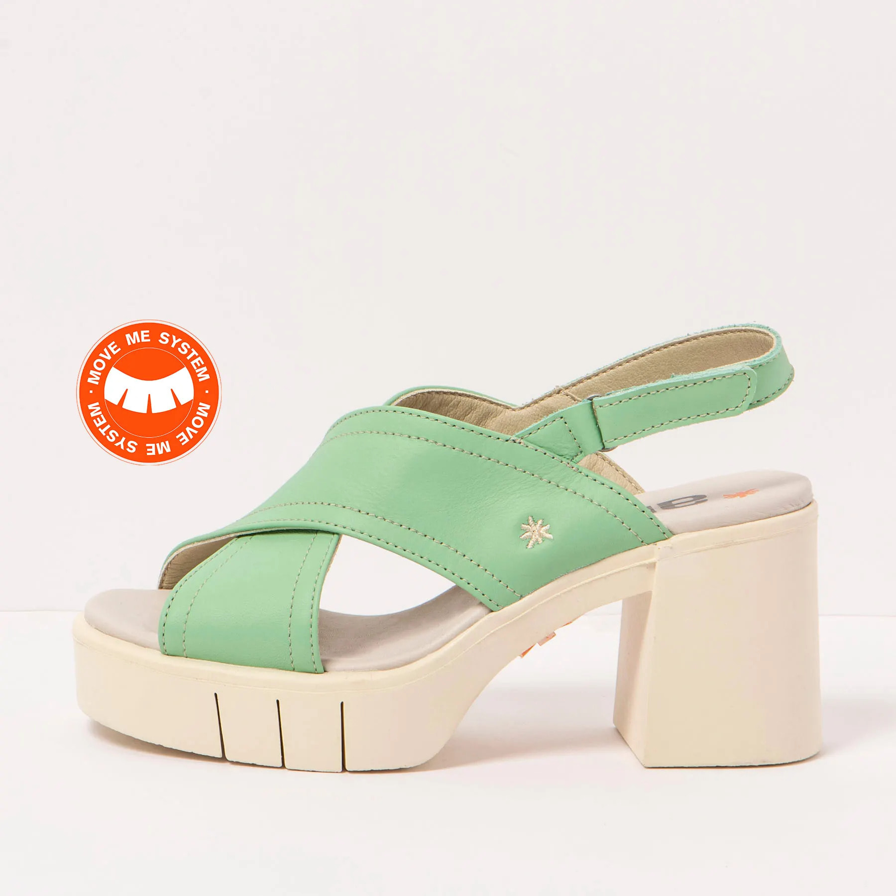 Sandalias con tacón 1990 NAPPA MINT / EIVISSA color Mint