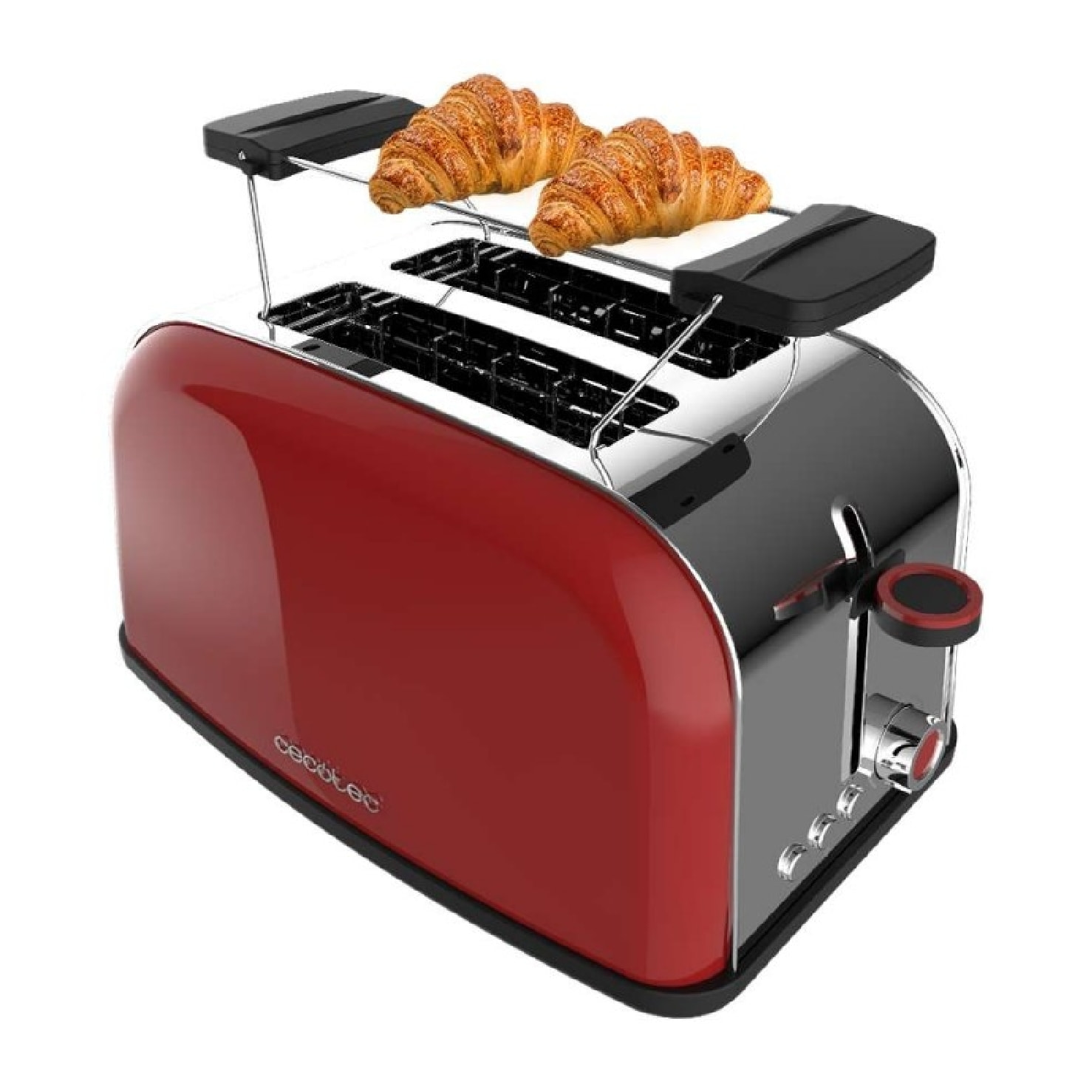 Cecotec Tostador vertical Tostador vertical Toastin' time 850 Red